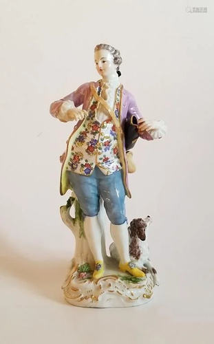 Antique Meissen Porcelain Figurine