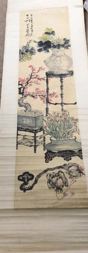 Chinese Ink Color Scroll