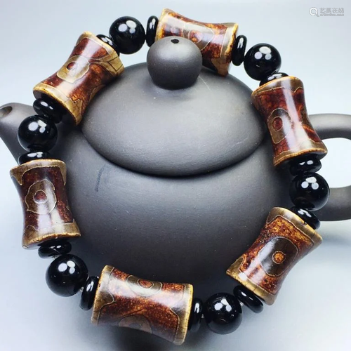 Chinese Agate Bracelet