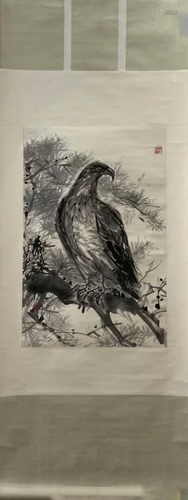 Chinese Ink Color Scroll Painting