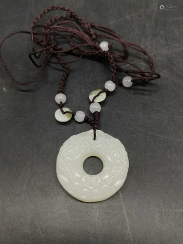 Chinese White Pendant