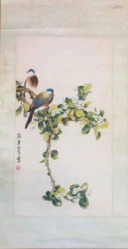 Chinese Ink Color Painting,Signed