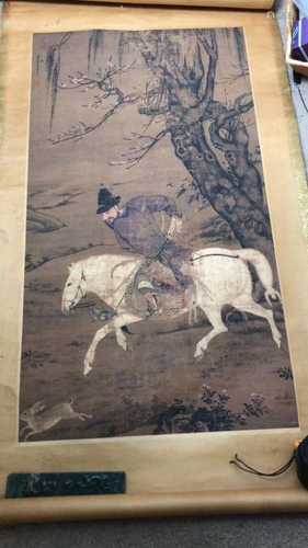 Chinese Ink Color Scroll