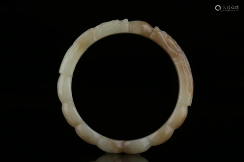 Ming Chinese Jade Bangle