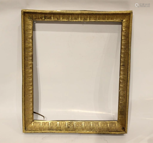 19th.C Bronze Frame