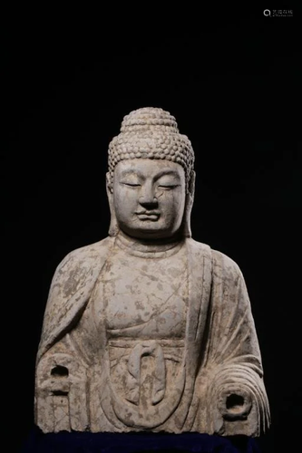 Chinese Stone Carved Buddha