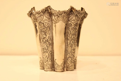 Persian Silver Vase