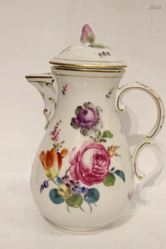 Royal Vienna Porcelain Teapot, 19th.C