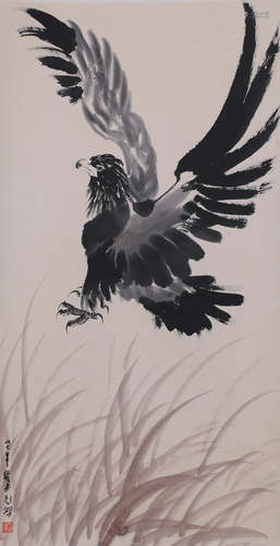 A Chinese Eagle Painting