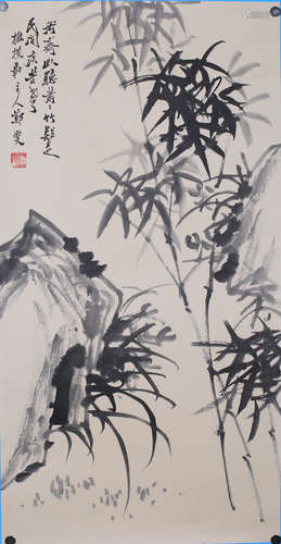 A Chinese Bamboo Painting