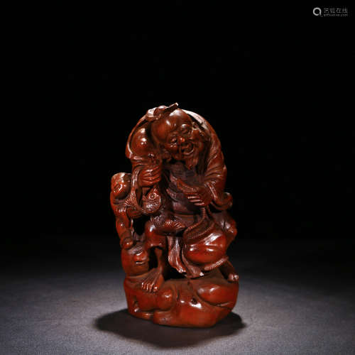 A Chinese Bamboo Carved Ornament