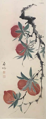 A Chinese Painting of Peaches