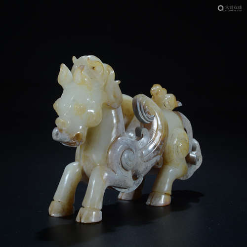 A Chinese Jade Horse Ornament