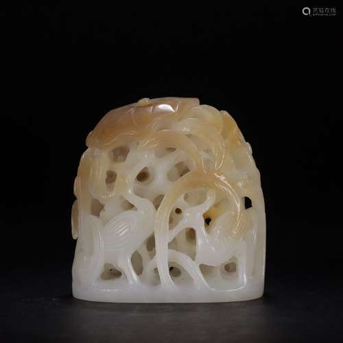 A Chinese Hetian Jade Ornament