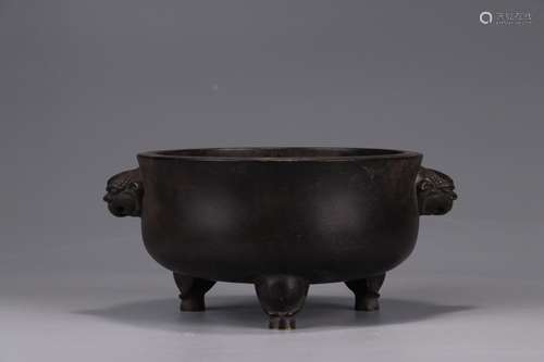 A Chinese Bronze Censer With Mark