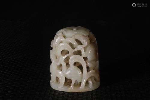 A Chinese Hetian Jade Ornament