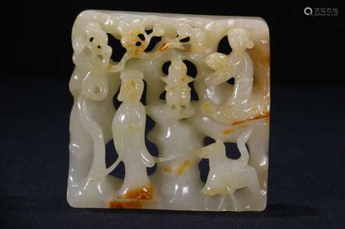 A Chinese Hetian Jade Ornament