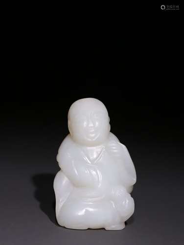 A Chinese Hetian Jade Figure Ornament