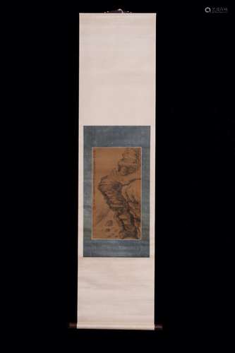 A Chinese Painting Of Figure&Landscape, Shi Tao Mark