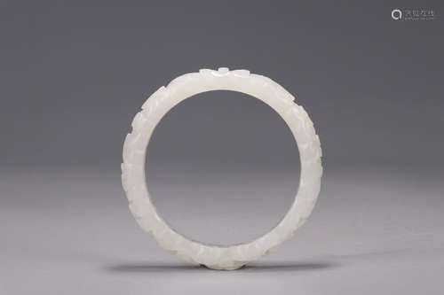 A Chinese Hetian Jade Bangle