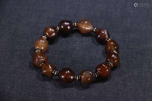 A Tibetan Agate Bracelet