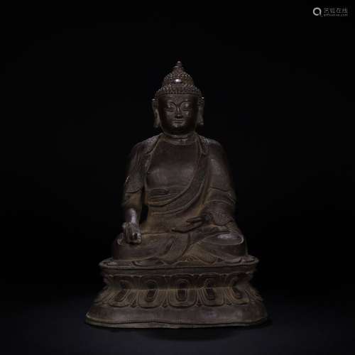 A Chinese Bronze Gautama Buddha