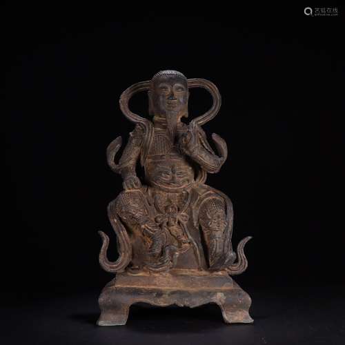 A Chinese Bronze Figure Statue Ornament