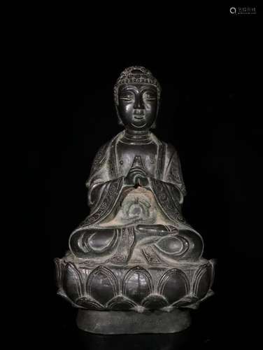 A Chinese Bronze Buddha