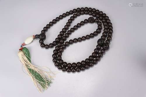 A Chinese Agarwood Rosary