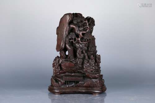 A Chinese Agarwood Ornament