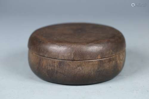 A Chinese Agarwood Box With Lid