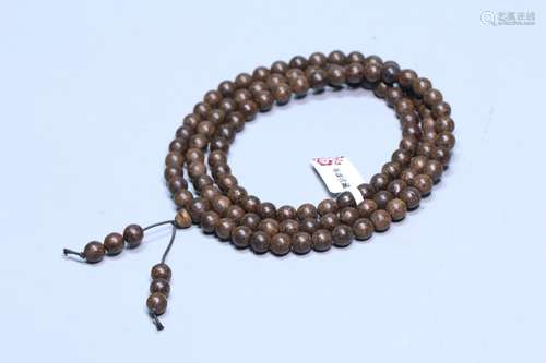 A Chinese Agarwood Rosary