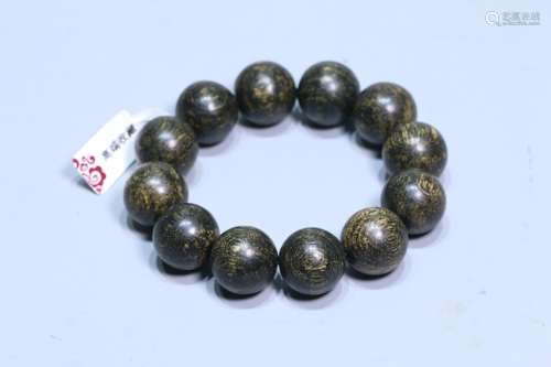 A Chinese Agarwood Bracelet