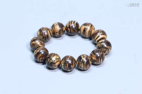 A Chinese Agarwood Bracelet