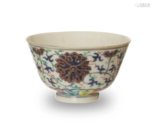 Chinese Gilt Doucai Bowl, Guangxu