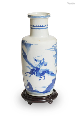 Chinese Blue and White Vase, 19th Century