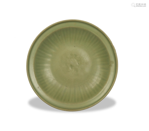 Chinese Longquan Celadon Charger, Yuan