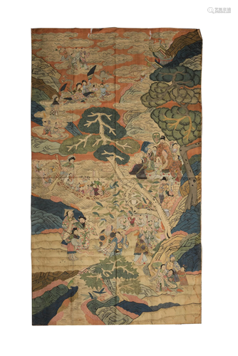 Chinese Kesi of Landscape, 18-19th Century