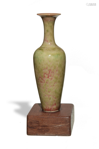 Chinese Peachbloom Vase, 19th Century
