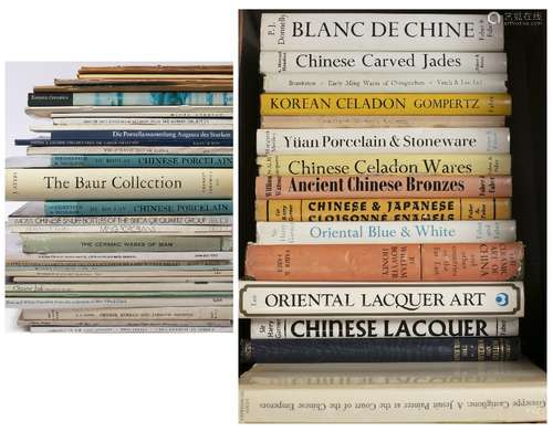 Books on Chinese art, mostly dealers catalogues including Eskenazi, Bluett and Sons & others