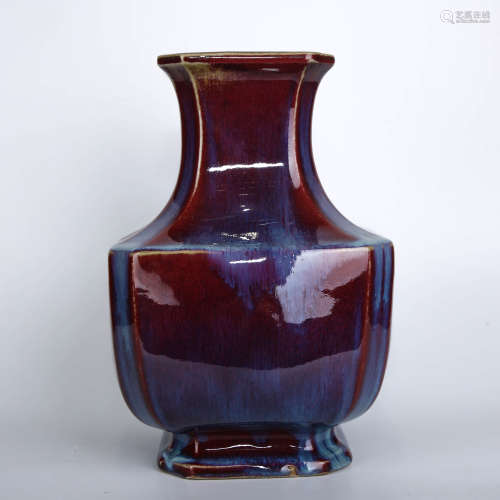 A Chinese Porcelain Square Vase
