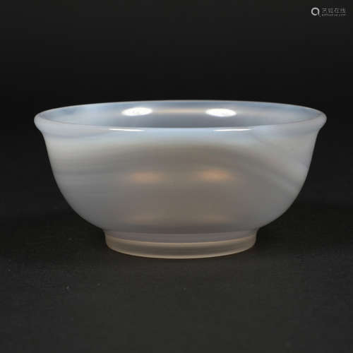 A Chinese Agate Tea Bowl