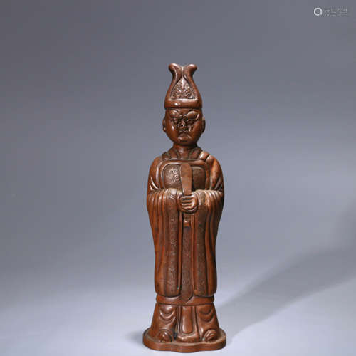 A Chinese Copper Figure Statue