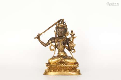 18th century, gilt bronze Buddha