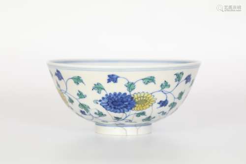 16th century, Chenghua bucket colored bowl