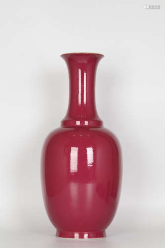 19th century, carmine vase