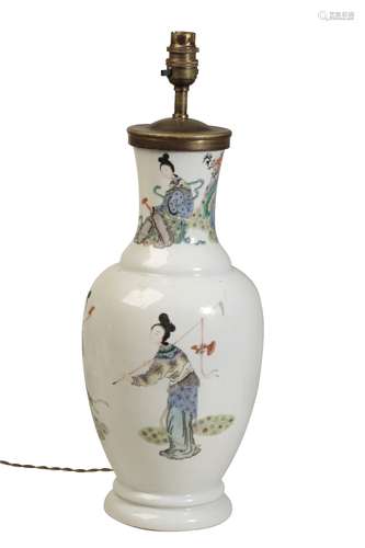 LARGE FAMILLE ROSE VASE, GUANGXU PERIOD