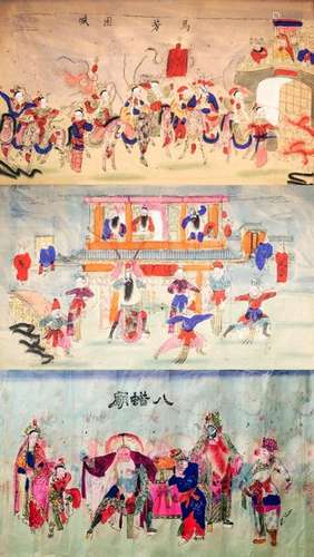 THREE SCENES FROM THE CHINESE OPERA. Northern Chin…