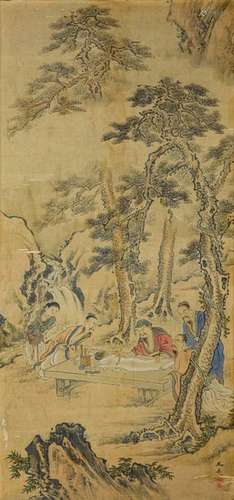 UNDER THE TALL PINES. China, late 19th early 20th …