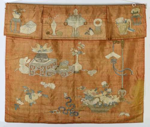 A WALL HANGING OF CONFUCIAN SYMBOLS. China, late 1…